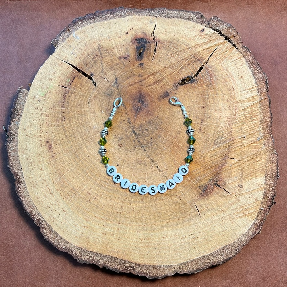 Bridesmaid “friendship” bracelet
